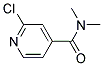 2-CHLORO-N,N-DIMETHYL-4-PYRIDINECARBOXAMIDE Struktur