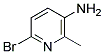 2-BROMO-5-AMINO-6- PICOLINE Struktur