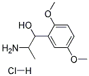 2-AMINO-1-(2,5-DIMETHOXYPHENYL)-1-PROPANOL.HCL Struktur