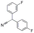 2-[CYANO(4-FLUOROPHENYL)METHYL]-6-FLUOROBENZENE Struktur