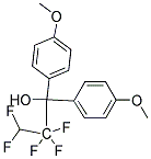 2,2,2-PENTAFLUORO-1,1-BIS(4-METHOXYPHENYL)PROPAN-1-OL Struktur