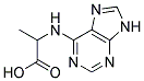 2-(9H-PURIN-6-YLAMINO)PROPANOIC ACID Struktur