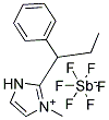 1-PHENYLPROPYL-3-METHYLIMIDAZOLIUM HEXAFLUOROANTIMONATE Struktur