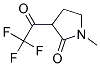 1-METHYL-3-TRIFLUOROACETYL-2-PYRROLIDONE Struktur