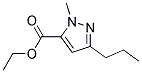 1-METHYL-3-N-PROPYLPYRAZOLE-5-CARBOXYLIC ETHYL ESTER, Struktur