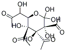 1-HYDROXY-2,3,4,6-TETRAACETYL D-GLUCOPYRANOSE* Struktur