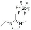 1-ETHYL-2,3-DIMETHYLIMIDAZOLIUM HEXAFLUOROANTIMONATE Struktur