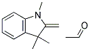 1,3,3-TRIMETHYL 2-METHYLENE INDOLINE ACETALDEHYDE Struktur