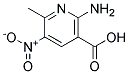 2-AMINO-6-METHYL-5-NITRONICOTINIC ACID, Struktur