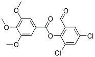 2,4-DICHLORO-6-FORMYLPHENYL 3,4,5-TRIMETHOXYBENZOATE, TECH Struktur