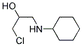 1-CHLORO-3-(CYCLOHEXYLAMINO)PROPAN-2-OL, TECH Struktur