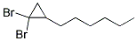 1-(2,2-DIBROMOCYCLOPROPYL)HEXANE, TECH Struktur