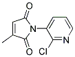 1-(2-CHLORO-3-PYRIDYL)-3-METHYL-2,5-DIHYDRO-1H-PYRROLE-2,5-DIONE, TECH Struktur