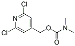 (2,6-DICHLORO-4-PYRIDYL)METHYL N,N-DIMETHYLCARBAMATE, TECH Struktur