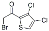 2-BROMO-1-(3,4-DICHLOROTHIOPHEN-2-YL)ETHANONE Struktur