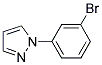 1-(3-BROMOPHENYL)-1H-PYRAZOL Struktur