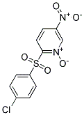 2-[(4-CHLOROPHENYL)SULPHONYL]-5-NITROPYRIDINIUM-1-OLATE Struktur