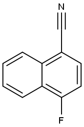 1-CYANO-4-FLUORONAPHTHALEN Struktur