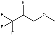 2-BROMO-3-METHOXY-1,1,1-TRIFLUOROPROPAN Struktur