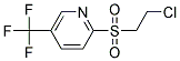 2-[(2-CHLOROETHYL)SULPHONYL]-5-(TRIFLUOROMETHYL)PYRIDINE Struktur