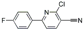 2-CHLORO-6-(4-FLUOROPHENYL)NICOTINONITRIL Struktur