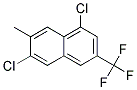 1,6-DICHLORO-7-METHYL-3-(TRIFLUOROMETHYL)NAPHTHALEN Struktur