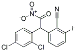 2-(2-CYANO-3-FLUOROPHENYL)-2-(2,4-DICHLOROPHENYL)ACETONITRIL Struktur