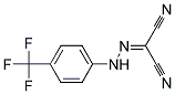 2-{2-[4-(TRIFLUOROMETHYL)PHENYL]HYDRAZONO}MALONONITRILE 95+% Struktur