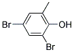 2,4-DIBROMO-6-METHYLPHENOL Struktur