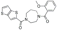 1-(2-METHOXYBENZOYL)-4-(THIENO[3,2-B]THIEN-2-YLCARBONYL)-1,4-DIAZEPANE Struktur