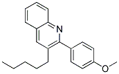 2-(4-METHOXY-PHENYL)-3-PENTYL-QUINOLINE Struktur