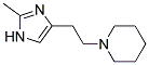 1-[2-(2-METHYL-1H-IMIDAZOL-4-YL)-ETHYL]-PIPERIDINE Struktur