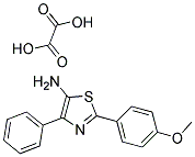 2-(4-METHOXYPHENYL)-4-PHENYLTHIAZOL-5-AMINE OXALATE Struktur