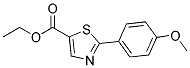 2-(4-METHOXY-PHENYL)-THIAZOLE-5-CARBOXYLIC ACID ETHYL ESTER Struktur