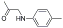 1-((4-METHYLPHENYL)AMINO)ACETONE Struktur