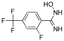 2-FLUORO-N-HYDROXY-4-TRIFLUOROMETHYL-BENZAMIDINE Struktur