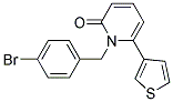 1-(4-BROMOBENZYL)-6-THIEN-3-YLPYRIDIN-2(1H)-ONE Struktur