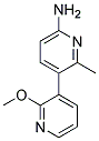 2'-METHOXY-2-METHYL-[3,3']BIPYRIDINYL-6-YLAMINE Struktur