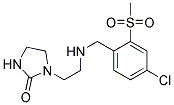 1-(2-([4-CHLORO-2-(METHYLSULFONYL)BENZYL]AMINO)ETHYL)IMIDAZOLIDIN-2-ONE Struktur