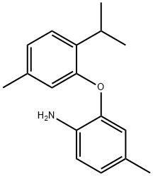 2-(2-ISOPROPYL-5-METHYLPHENOXY)-4-METHYLANILINE Struktur