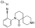 2-(1-OXO-2,9-DIAZASPIRO[5.5]UNDECAN-2-YL)BENZONITRILE HYDROCHLORIDE Struktur