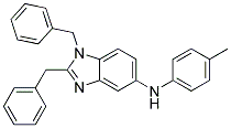 (1,2-DIBENZYL-1H-BENZOIMIDAZOL-5-YL)-P-TOLYL-AMINE Struktur