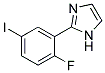 2-(2-FLUORO-5-IODO-PHENYL)-1H-IMIDAZOLE Struktur