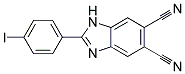 2-(4-IODO-PHENYL)-1H-BENZOIMIDAZOLE-5,6-DICARBONITRILE Struktur