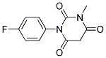 1-(4-FLUORO-PHENYL)-3-METHYL-PYRIMIDINE-2,4,6-TRIONE Struktur