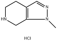 1-METHYL-4,5,6,7-TETRAHYDRO-1H-PYRAZOLO[3,4-C]PYRIDINE DIHYDROCHLORIDE Struktur