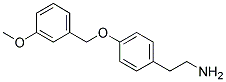 2-[4-(3-METHOXY-BENZYLOXY)-PHENYL]-ETHYLAMINE Struktur