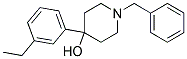 1-BENZYL-4-(3-ETHYL-PHENYL)-PIPERIDIN-4-OL Struktur