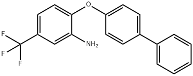 2-([1,1'-BIPHENYL]-4-YLOXY)-5-(TRIFLUOROMETHYL)-ANILINE Struktur