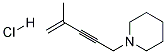 1-(4-METHYL-4-PENTEN-2-YNYL)PIPERIDINE HYDROCHLORIDE Struktur